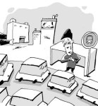 공사지연 48번국도 체증 교통지옥