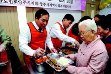 양주시, 매주 月·木 노인무료급식 따뜻한 밥상