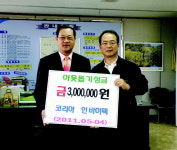 김포 코리아 인바이오-텍, 불우이웃돕기 300만원