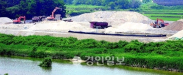 여주 4대강사업… 구특정업체 맞춤형 골재 퍼주기