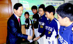 김상곤 도교육감 연현초 격려 방문