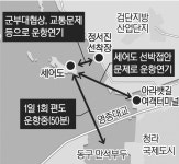 험한 파도·조수 간만차 커 접안 위험… 세어도 뱃길 무산위기