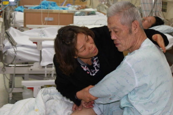 길잃은 치매노인 가족품에