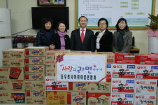 동두천 자원봉사센터에 라면 기증
