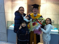 슈퍼한우 아빠 박사님 되셨네