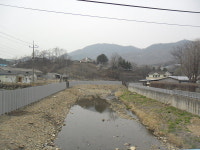 눌로천에 항구적 수해방지시설
