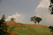 고구려 유적지 시루봉 보루 복원