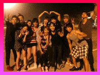 려욱 휴게소 생일파티, 슈퍼주니어-에프엑스 멤버들과 즐거운 생파 훈훈