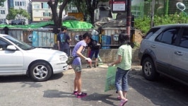 고양 행신2동 환경정비 학생봉사 눈길