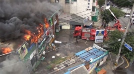 광주 탄벌동 골프연습장서 화재… 인명피해 없어