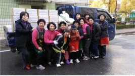 군포 쌍용아파트부녀회 김장담그기