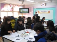 초교 교사자격연수생, 하점초교 방문