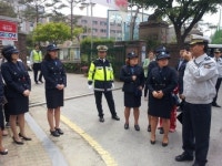 군포署, 초등학교 2곳서 교통안전시설 합동 점검