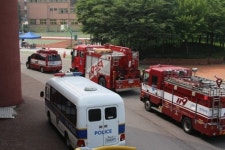 부천소방서, 제17회 인천아시아 경기대회 대비 가상화재 훈련 실시