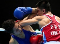 [인천아시안게임]함상명, 남자 복싱 밴텀급 8강 진출