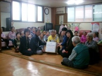 문학동 자치센터, 어르신 잠옷 선물