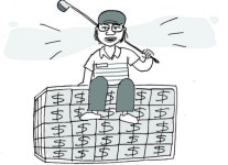 돈 방석에 앉기