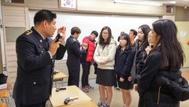 인천 서부경찰서, 원당고서 직업체험·학폭예방 홍보