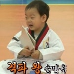 슈퍼맨이 돌아왔다 삼둥이, 태권도 도전… 송민국 격파왕 등극
