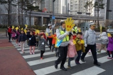 수원중부署, 교통사고 예방 캠페인