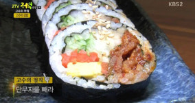 생생정보 단무지 없는 김밥? 속 재료를 볶지 않아 깔끔한 맛 엄마의 정성한줄
