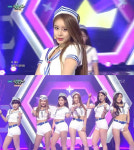뮤직뱅크 티아라 완전 미쳤네 컴백… 상큼한 마린룩 시선강탈 미모
