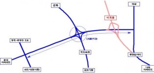 김포한강신도시와 운양·용화사 IC 일부 구간 도로 개통
