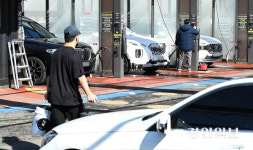 [화보] 화창한 날씨엔 세차장