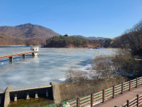 조명 없는 파주 마장호수… 꺼져있는 둘레길 안전