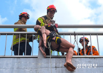 [화보] 안양서 열린 풍수해훈련
