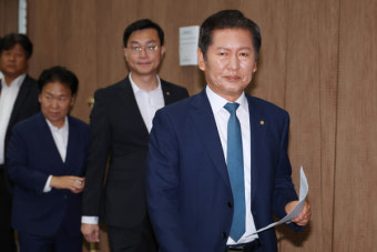 민주 정청래, 당대표 출마선언 “대통령과 한몸처럼 행동할 것”