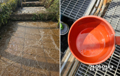 ‘시야 10㎝’ 하수와 사투 벌이는 잠수부들