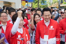 경기 동부에서 서부로…분주하게 표심 훑은 국민의힘 양향자