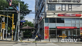 [포토] 병점1로 ‘인도까지… 위험천만 전선’