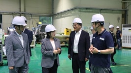 홍소영 병무청장, 병역지정 우수사례 정우엔텍(주) 방문