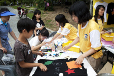 경북영광학교, 대구국제바디페인팅페스티벌 체험프로그램 부스 호평
