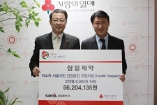 삼일제약, 5600만원대 의약품 전달