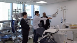 빈(Vin) 그룹 병원 책임자, 서울대치과병원 내방