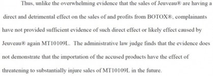 대웅, 국제무역委 예비결정 정식 문제제기