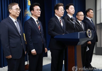 李대통령, 초대 총리 김민석·국정원장 이종석 지명