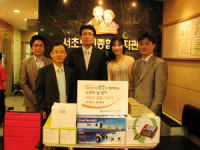 100세동안, 어르신물품 양재노인종합복지관에 기증