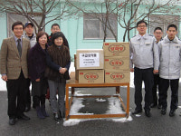 성남시약, 구제역 방지 나선 전경에 의약품 지원