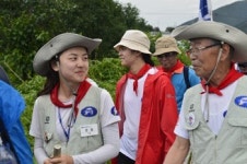대학생 국토대장정 `부모님과 함께 걷기` 행사 가져