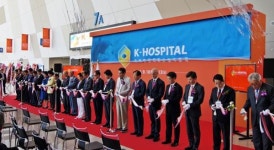 국내 최대 병원박람회 시작…음압시설 구성 중심