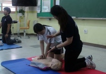 가천대 응급구조학과, 광교고 CPR·안전지킴이 교육