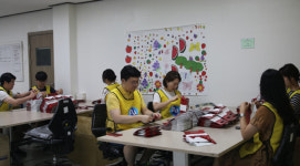 휴온스그룹 임직원, `나눔 릴레이 봉사활동` 전개