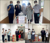 성남시약, 관내 3개구 보건소 방문해 격려품 전달