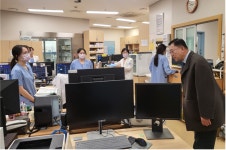 최광훈 예비후보, 성남 지역 약국 및 분당 서울대 병원 방문