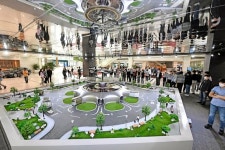 현대차, 양재 본사 로비에 ‘미래도시’ 축소 모형 전시