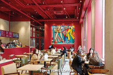 탐앤탐스, 리뉴얼 오픈 ‘더클래식 압구정로데오점’에 예술 감성 가득